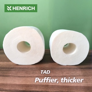 Henrich Eco pulpe de canne à sucre rouleau de papier toilette non blanchi 3 plis fort absorbant papier hygiénique Scottsly usage domestique - Product Image 3