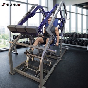 Shizhuo Commercial Gym Utilisation Équipement de force Plaque Chargée Jambe <span class=keywords><strong>Presse</strong></span> Dépasser Pendule Squat machine - Product Image 1