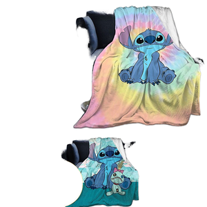 <span class=keywords><strong>Lilo</strong></span> <span class=keywords><strong>Stitch</strong></span> franela Anime dibujos animados <span class=keywords><strong>manta</strong></span> <span class=keywords><strong>de</strong></span> punto 100% poliéster ecológico multifuncional hogar Oficina regalo al por mayor - Product Image 1