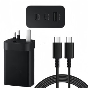อะแดปเตอร์แปลงไฟ USB-C PD <span class=keywords><strong>65W</strong></span> 3พอร์ต Type C ชาร์จเร็วสุดๆสำหรับ <span class=keywords><strong>Samsung</strong></span> S24 S23 S22 EP-T6530พิเศษ - Product Image 5