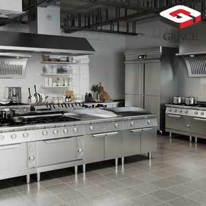 Mesa de Trabajo de Acero Inoxidable, Refrigerador, Congelador, Equipo de Cocina Completo para Hoteles, Catering, Restaurantes Comerciales - Product Image 1