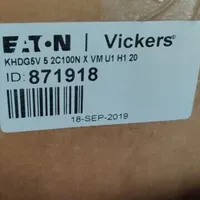 Vanne directionnelle originale Vickers KHDG5V-5, vanne proportionnelle à réponse rapide NG10, distributeur hydraulique 350 bars, deux étages