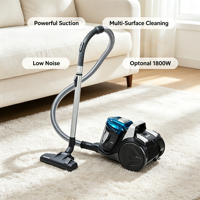 Aspirateur à filtre HEPA avec moteur haute efficacité 1800 W en option, aspirateur à poussière avec filtre HEPA, aspirateur à filtre HEPA pour le nettoyage domestique