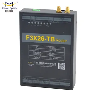 F3X26-TB 4G LTE Modem dengan 3 RS232 dan 1 RS485 Dukungan Modbus TCP/IP dan MQTT untuk Otomatisasi Industri
