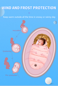 Factory <strong>Baby</strong> <strong>Cocoon</strong> Keep Warm Winter Footmuff Stroller Removable Multifunctional <strong>Baby</strong> Stroller Sleeping Bag - Product Image 4