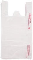 Sacs en plastique biodégradables en HDPE en gros sur rouleau, sacs de courses compostables, sacs de transport type gilet recyclables