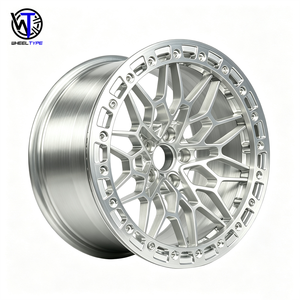 Rines de Aleación de Aluminio Forjado en Plata Pulida de 17, 18, 19, 20, 21 y 22 Pulgadas, Diseño Cóncavo Profundo con Beadlock, Compatibles con <span class=keywords><strong>BMW</strong></span> M2, M3, M4, M5, M6 y M8 - Product Image 1