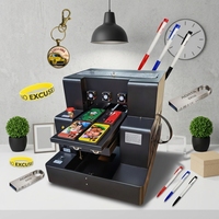 Imprimante UV à plat la plus compacte avec tête XP600, haute vitesse, multifonction pour l'impression sur acrylique, verre, cuir, coques de téléphone portable et tubes de factures
