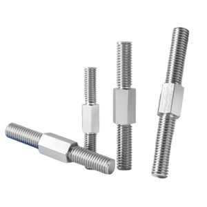 Pernos de Cabeza Redonda de Doble Rosca de Acero Inoxidable 304 Clase 6, Pernos Externos de Doble Rosca SHG - Product Image 1