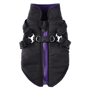 Venta al por mayor de chaqueta de invierno de lujo con logotipo personalizado para perros ropa cálida con cremallera chaleco abrigos chaqueta de invierno para perros pequeños medianos grandes - Product Image 2