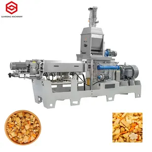 Full Production Line Fried Puffed Snack Food Extruder Japanese Rice Crackers Nuts Making Machinery