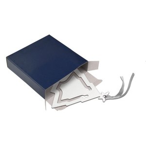 Segnalibro albero di natale 75x90mm prodotto resistente ed elegante per gli amanti dei libri - Product Image 2