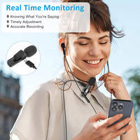 K9 Mini connecteur professionnel de type C de microphone Lavalier sans fil pour la réunion d'entretien de caméra de téléphone