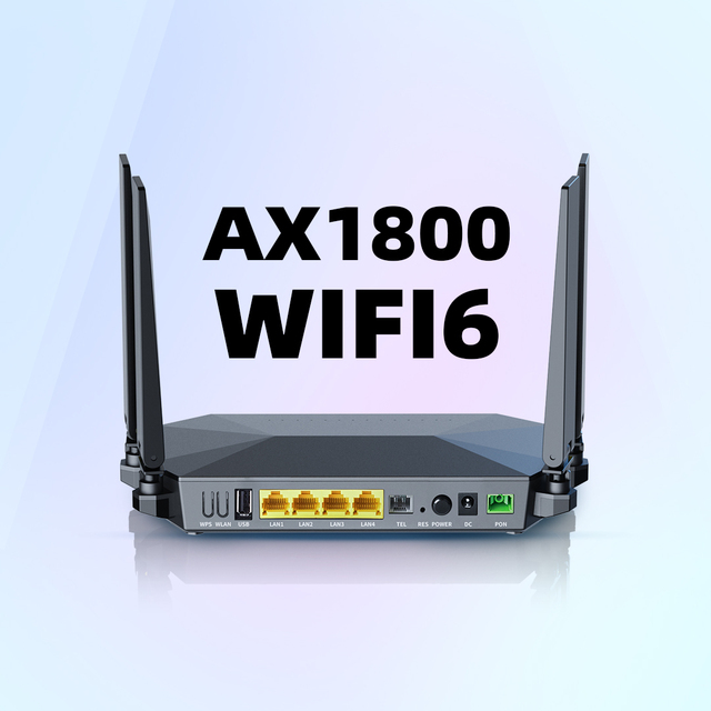 BT-G711AX AX1800 VoIP Gateway Router WiFi6 GPON/EPON ONU with 4GE LAN Ports