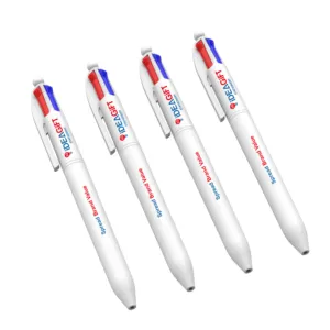 ODM OEM Custom Brand LOGO 4-in-1-Kugelschreiber Multi Color Pen Vierfarb stift mit Stift 4-Farben-Kugelschreiber