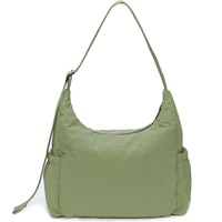 Grand sac hobo bandoulière en nylon unisexe, léger, imperméable, décontracté, pour l'été, idéal pour les voyages, avec bandoulière réglable