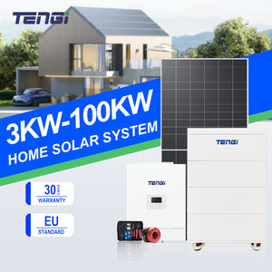 Système d'énergie solaire domestique hybride complet 5kw 10kw 15kw 20kw 30kw hors réseau panneaux solaires avec batterie et onduleur 300ah pour la maison - Product Image 3