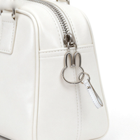 Porte-clés intelligent en forme de lapin mignon, pendentif de clé de voiture avec boucle à ressort tête de lapin de dessin animé, accessoires de voiture