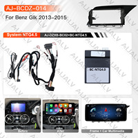 Autoradio d'usine 12,3 pouces RHD pour BENZ 2013-2015 GLK, kits de panneaux de tableau de bord pour autoradio Android, accessoires écran Android