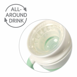 Le premier petit gobelet anti-fuite à large ouverture 360° pour la confiance de bébé, sans BPA, en PP, facile à saisir, 240 ml, avec paille anti-fuite - Product Image 4