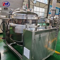 Industriële drukketel 100L-500L, 500L voor de verwerking van vleesproducten, soep, visproducten en bouillon.