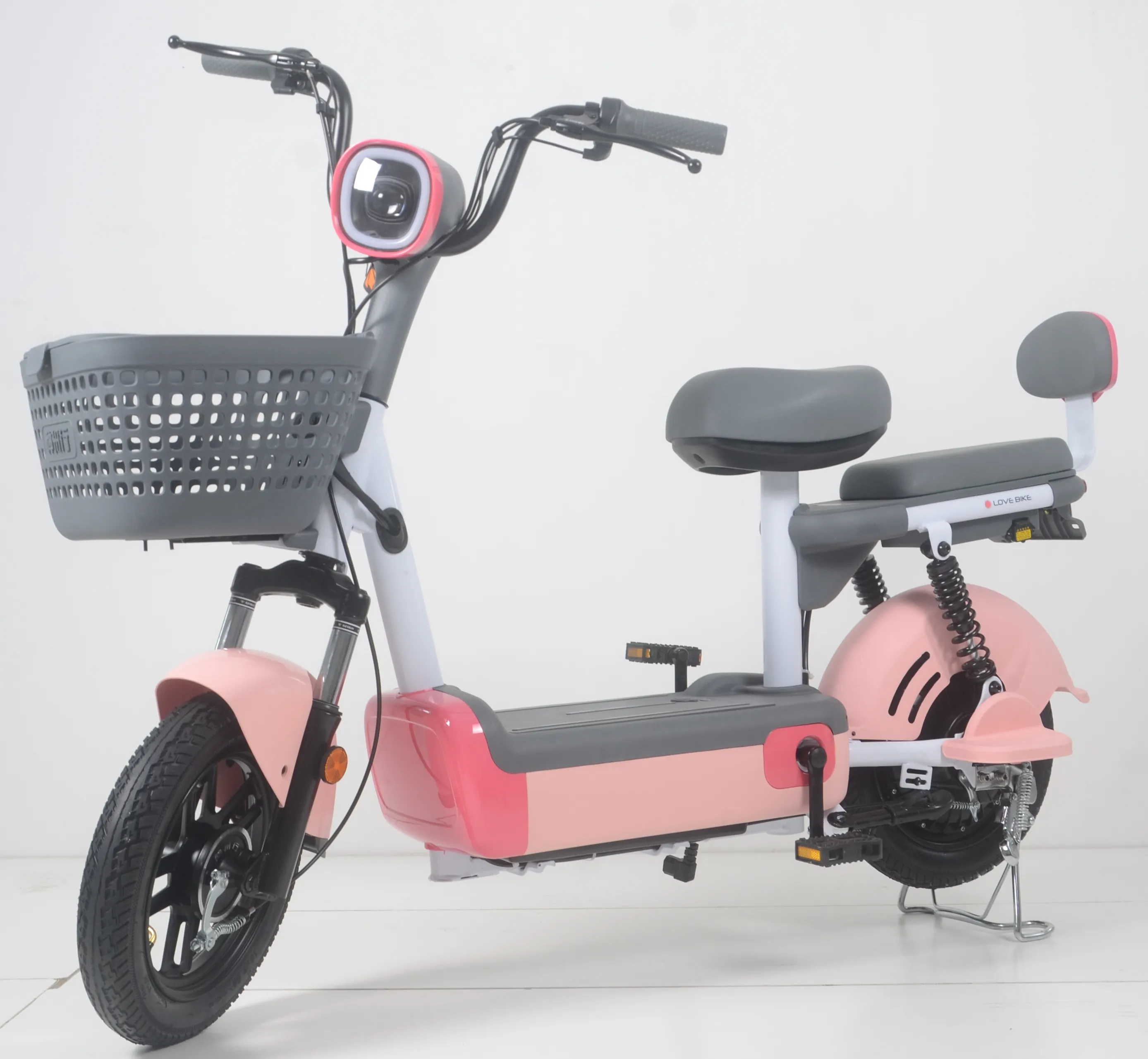 중국 저렴한 48V 350W 전기 스쿠터 2 인승 전기 도시 자전거 전기 자전거 EV 자전거 E 사이클