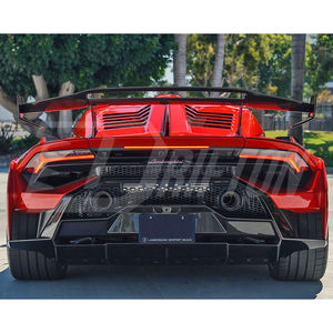 อัพเกรดสำหรับ Lamborghini Huracan STO ปีกสปอยเลอร์หลังคาร์บอนไฟเบอร์ - Product Image 2
