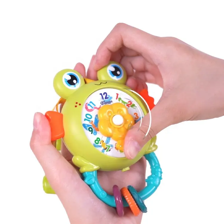 Sonajero Kids Musical Toys Infant Rattle Toy Frog Baby Rattles