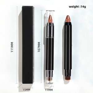 Meilleures ventes Bâton correcteur de contour à double tête haute brillance Ombre à lèvres Blush et stylo haute brillance - Product Image 6