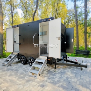 Toilettes mobiles de luxe 2025, remorque de toilettes, toilettes portables - Product Image 5