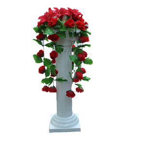 CAWELL 2024 Venta caliente barato al por mayor flores artificiales planta falsa evento decoración ramo funerario corona funeraria - Product Image 3