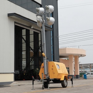 Hot bán 9M Trailer ánh sáng tháp dễ dàng để di chuyển có thể thu vào ánh sáng cực ánh sáng tháp giá - Product Image 5