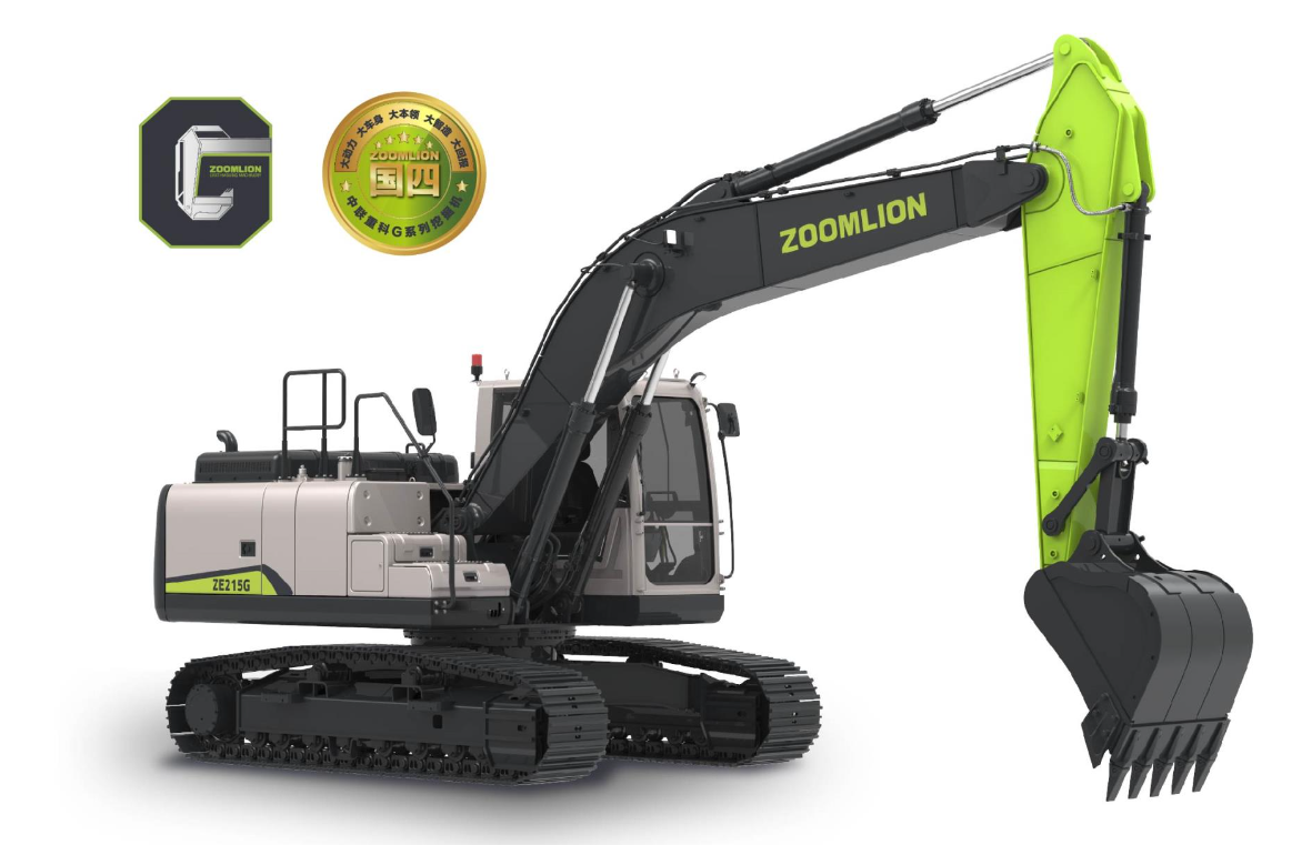 ZE215G Hydraulic Excavators - 21ton Zoomlion Excavators