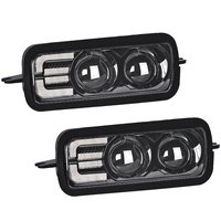 100W 10000LUMENS feu de brouillard avant pour LADA NIVA 4x4, lampe de brouillard LED avec DRL blanc, clignotant jaune pour LADA 2019