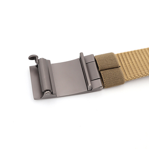 Hot Sale Outdoor Lightweight 3.4cm Wide Automatic Buckle <strong>Custom</strong> Logo Nylon Canvas <strong>Belt</strong> Casual Versatile Jeans <strong>Belt</strong> - Product Image 3