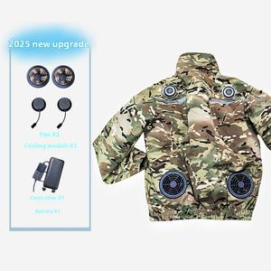 20000 MAH Power Bank stile Fan Heatstroke prevenzione camuffamento gilet di raffreddamento Peltier con Set completo di abbigliamento in cotone traspirante - Product Image 2