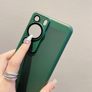 Coque de téléphone en maille respirante pour <span class=keywords><strong>Huawei</strong></span> <span class=keywords><strong>Mate</strong></span> 70 Pro <span class=keywords><strong>Mate</strong></span> <span class=keywords><strong>50</strong></span> <span class=keywords><strong>RS</strong></span> Mate30 Mate40 Dissipation thermique antichoc housse de protection PC - Product Image 2