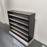 HIKUYA Étagère à cigarettes en MDF moderne et robuste, utilisation en magasin, vitrine de supermarché, présentoir - Blanc