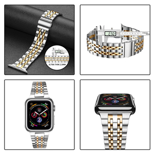 Bracelet de montre en métal pour iWatch Series 8 7 6 5 4, bracelet en acier inoxydable pour <span class=keywords><strong>Apple</strong></span> <span class=keywords><strong>Watch</strong></span> <span class=keywords><strong>Ultra</strong></span> 49 mm 44 mm 45 mm 40 mm 41 mm - Product Image 2