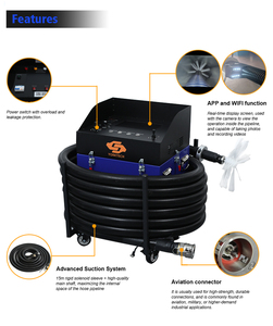 YorkTech Commerciële Luchtkanaalreinigingsmachine Hoge Prestatie Vacuüm AC Kanaalreinigingsmachine voor Aannemers - Product Image 2