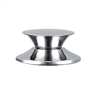 stainless steel knob for aluminum cookware casserole and deep fry pan with nonstick marble coating