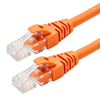 Kabel Patch LAN RJ45 Cat6a FTP Berlapis Emas YUXUN, Kabel Patch Ethernet UTP SFTP Cat6 untuk Luar Ruangan dan Pusat Data