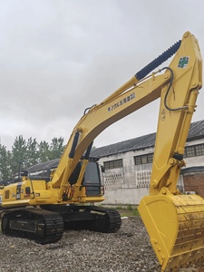Excavatrice sur chenilles KOMATSU PC350 de 35 tonnes, machine de terrassement d'occasion, couleur jaune, composants Hengli, moteur Isuzu, construction robuste - Product Image 5