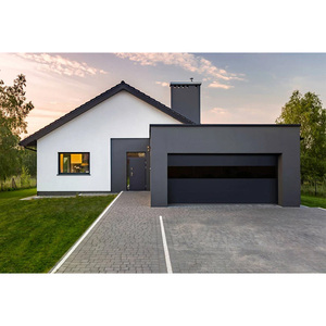 <span class=keywords><strong>Porte</strong></span> de villa en acier de <span class=keywords><strong>garage</strong></span> automatique de style européen moderne Surface finie d'<span class=keywords><strong>isolation</strong></span> <span class=keywords><strong>thermique</strong></span> en gros pour entrepôt extérieur - Product Image 1