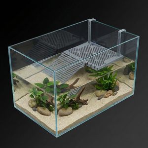 Plataforma flotante avanzada personalizada para tortugas, rampa, escalera, isla flotante, terraza de descanso para tortugas, muelle para tanque de reptiles - Product Image 4