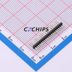 ZX-PZ1.27-1-20PZZ Pin Header Through hole Component (THT),P=1.27mm Connector 1x20P 1.27mm Pin Header Through Hole - Product Image 2