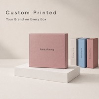 Boîtes d'expédition en carton ondulé kraft imperméables personnalisées avec impression de logo, écologiques et recyclables