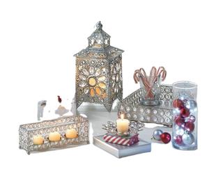 เชิงเทียนคริสตัลทรงสี่เหลี่ยมทำมือสำหรับงานแต่งงานของตกแต่งบ้าน - Product Image 2