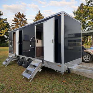Customized Restroom Full Equipment Toilets Manufacturers Portable Shower Trailer Vip Mobile Toilet Porta Potty With Water - Product Image 1