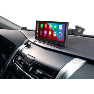 Écran portable CarPlay de 7 pouces, sans fil, <span class=keywords><strong>Apple</strong></span> CarPlay, Android Auto, écran tactile avec caméra embarquée - Product Image 2